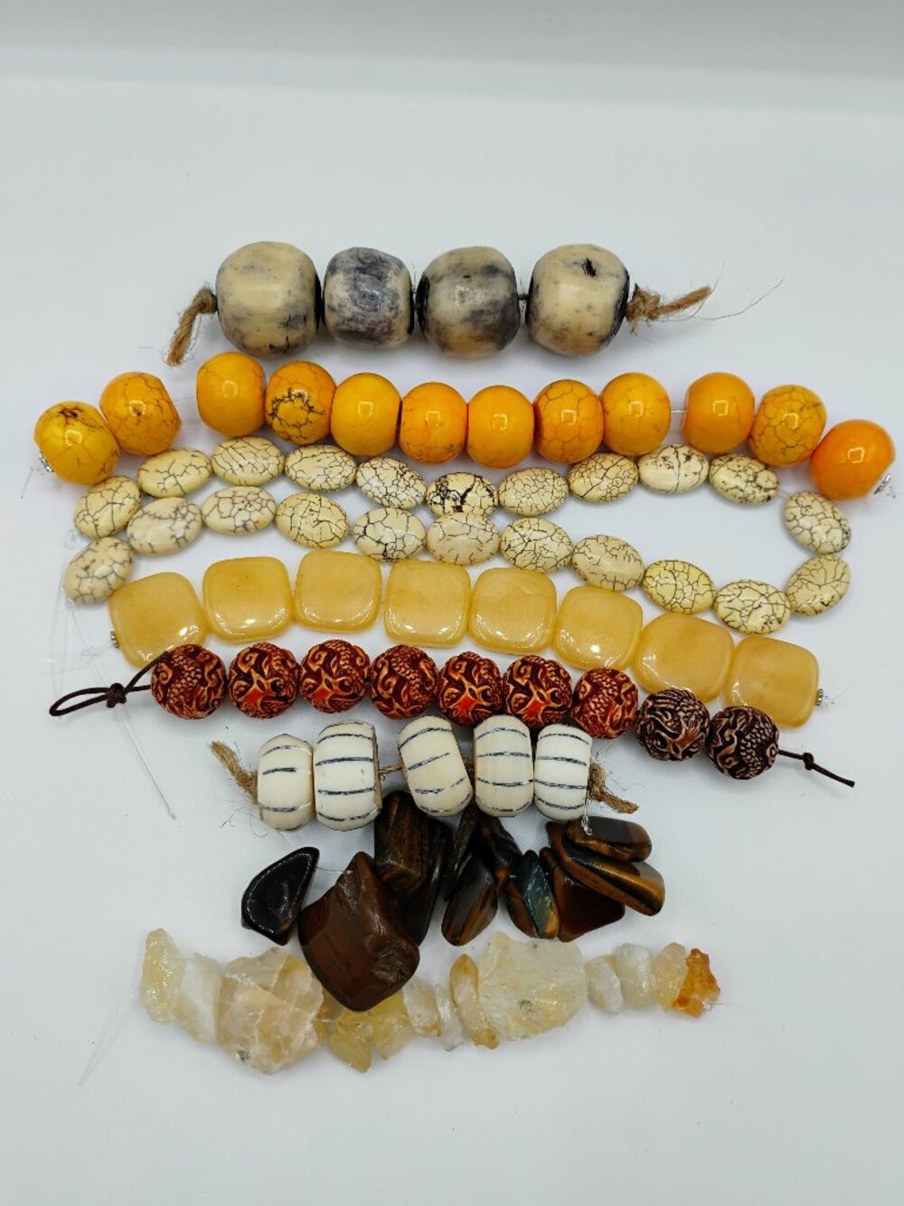 Mixed bead lot - 8 strands - #005